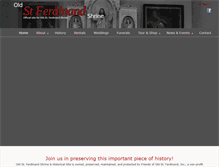 Tablet Screenshot of oldstferdinandshrine.com